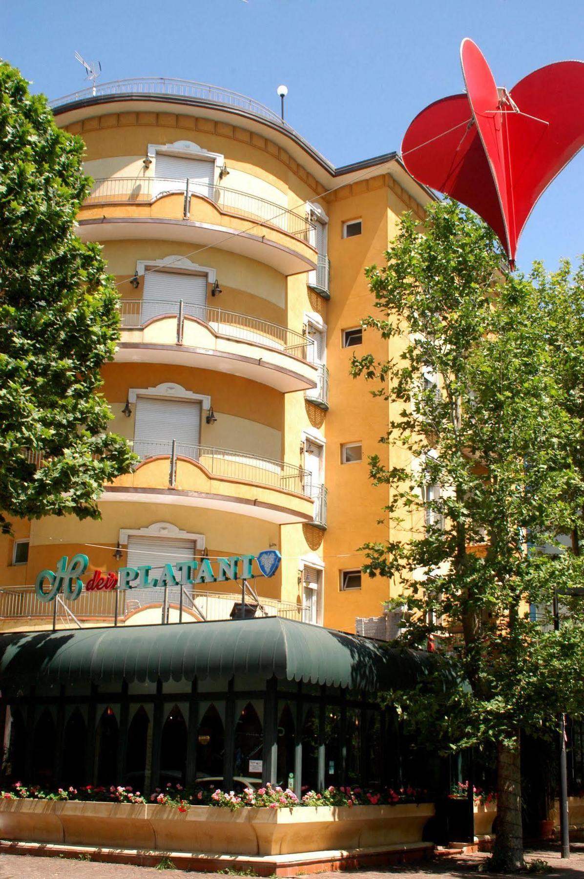 Hotel Dei Platani Rimini Esterno foto